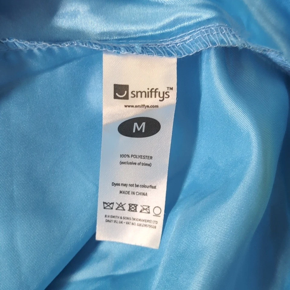 Smiffys MED Hombres Disfraz Azul Traje de Pista Retro Años 80 Rompevientos Chaqueta y Pantalones Conjunto Foto 4 de 4