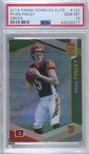 2019 Panini Donruss Elite Rookies Green Ryan Finley #120 PSA 10 GEM MT g6p