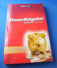 Lexware QuickSteuer Deluxe 2017  Handbuch Steuerjahr 2013 Steuererklärung NEU