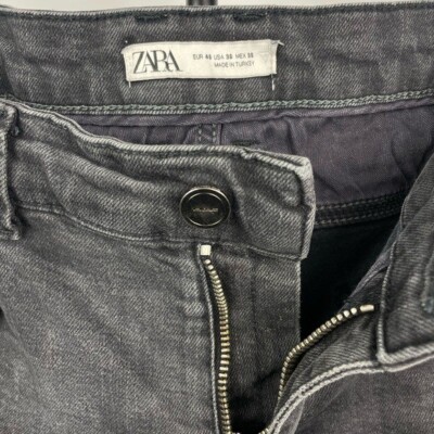 新品未使用　ZARA the inside out denim pants36 $_12.JPG?set_id=880000500F