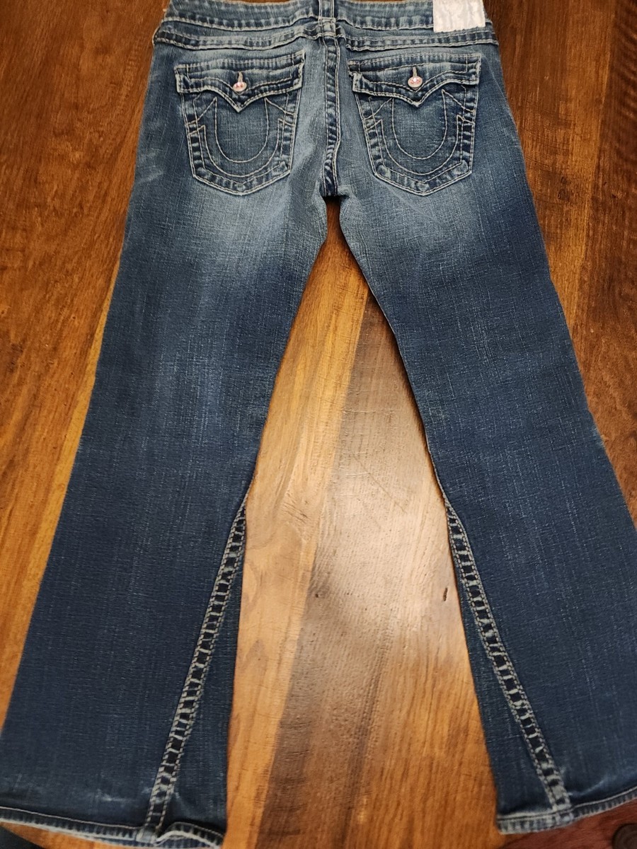 TRUE RELIGION WOMEN'S Bootcut Jeans Women's Size 31 Made in TRUE RELIGION WOMEN'S Bootcut Jeans Women's Size 31 Made in