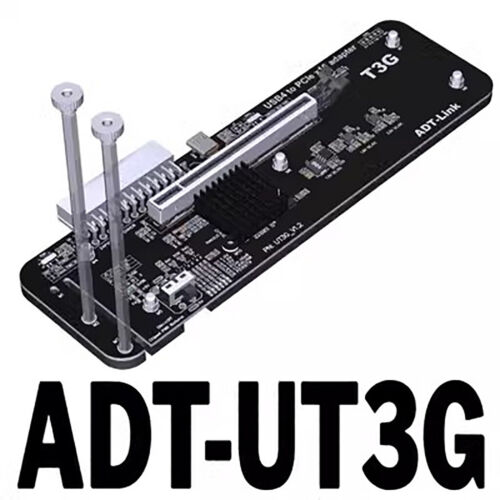 UT3G For NUC ITX STX Nootbook PC Graphics Card External USB4 to PCIex16 eGPU New - 第 1/6 張圖片
