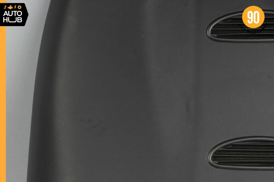 07-14 Mercedes W216 CL63 AMG CL600 Front Left Driver Seat Back Cover Black OEM - Image 3 of 4