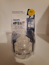 Phillips Avent Anti-Colic Nipple, Newborn Flow, 2 Ct New In Package