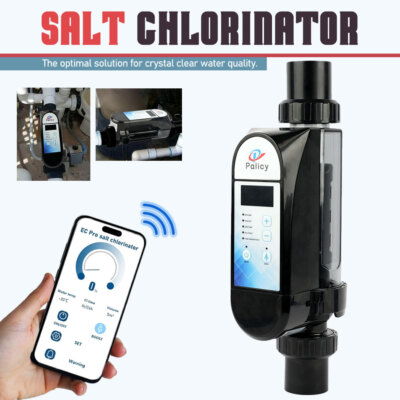Pool Chlorine Generator Remote Control Up to 26,000 Gallons Pools Chlorinator