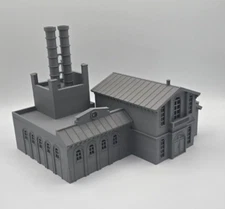 HO Scale Old Brewery  1:87 – Industrial Building