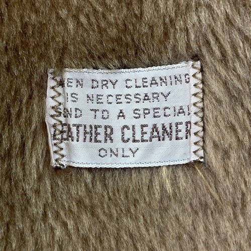 VTG 60s Pennys Suede Jacket Mens Medium Fur Lined Western Workwear Distressed - Picture 12 of 16