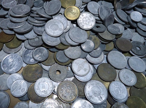 Japan Old Coins LOT 50pcs.　1938-1949 (Showa13-24)