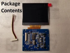 Sega Nomad LCD TFT Screen w/ Driver Board and Wiring Harness Kit