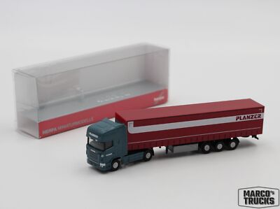 Camion Scania R TL + Remorque Planzer - Herpa échelle N - 066860 - Neuf