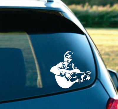 Special John Denver Country Singer Decal Sticker for car SUV Laptop 6 '' white