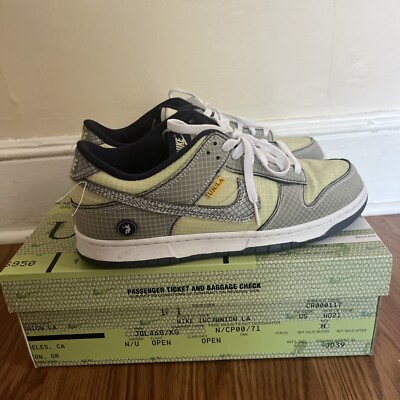 Size 10.5 - Nike Dunk Low x Union LA Passport Pack Pistachio