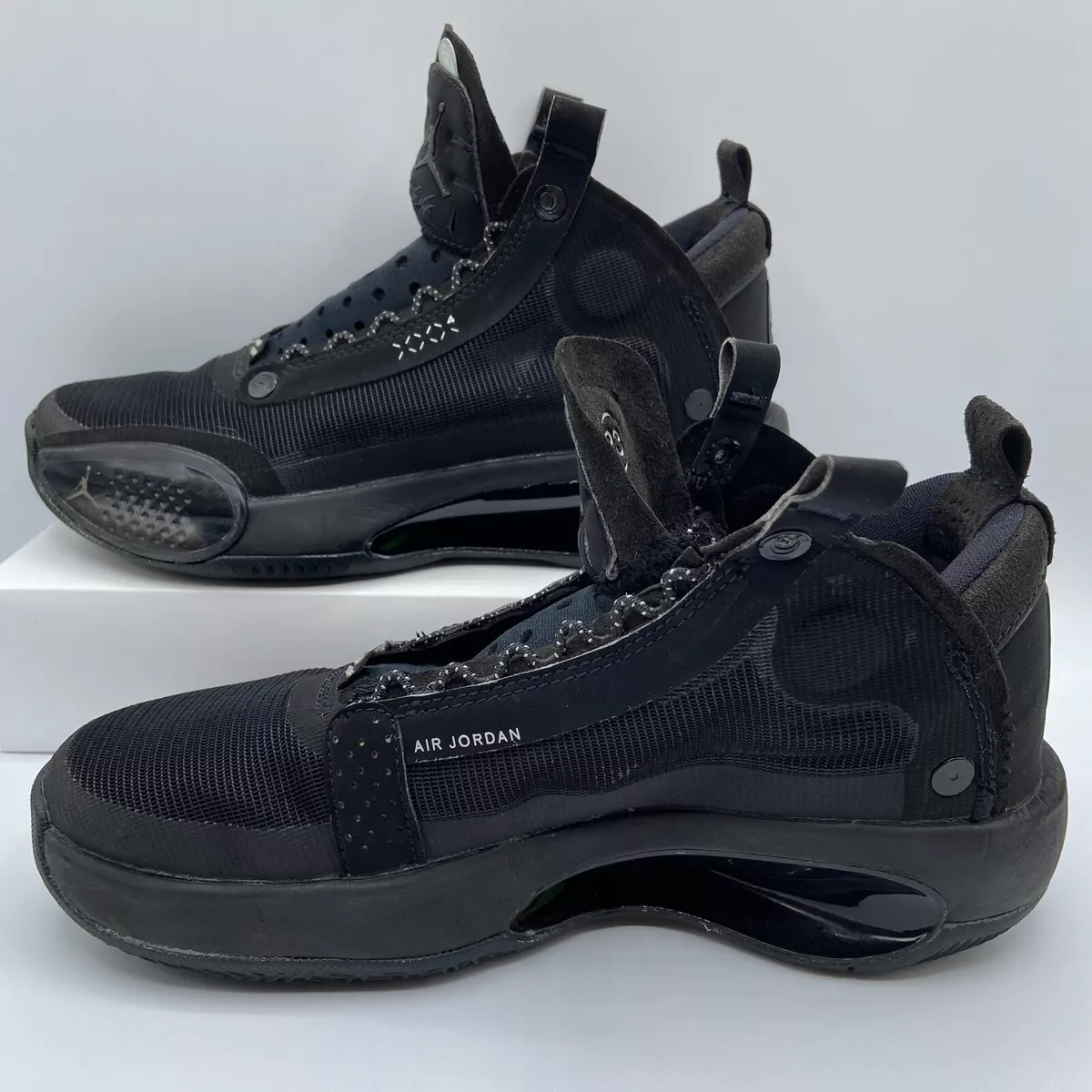 Nike - Air Jordan 34 - Sneakers - Black - Big Kids Boyu0026#039;s - 4Y -  BQ3384-003 | eBay