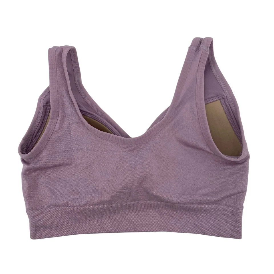 Sujetador deportivo acolchado púrpura lavanda talla pequeña Jockey Foto 2 de 4