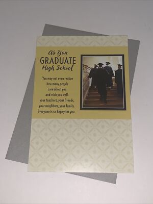 Hallmark High School Graduation Card: First Steps Towards Goals Feel The Love