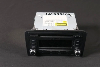 Audi A3 8P Autoradio Concert II+ Stéréo CD MP3 8P0035186P 8P0057185B Blaupunkt - Photo 1/4