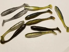 Paddle Tail  swimbait  bulk 40  packs 3.5"