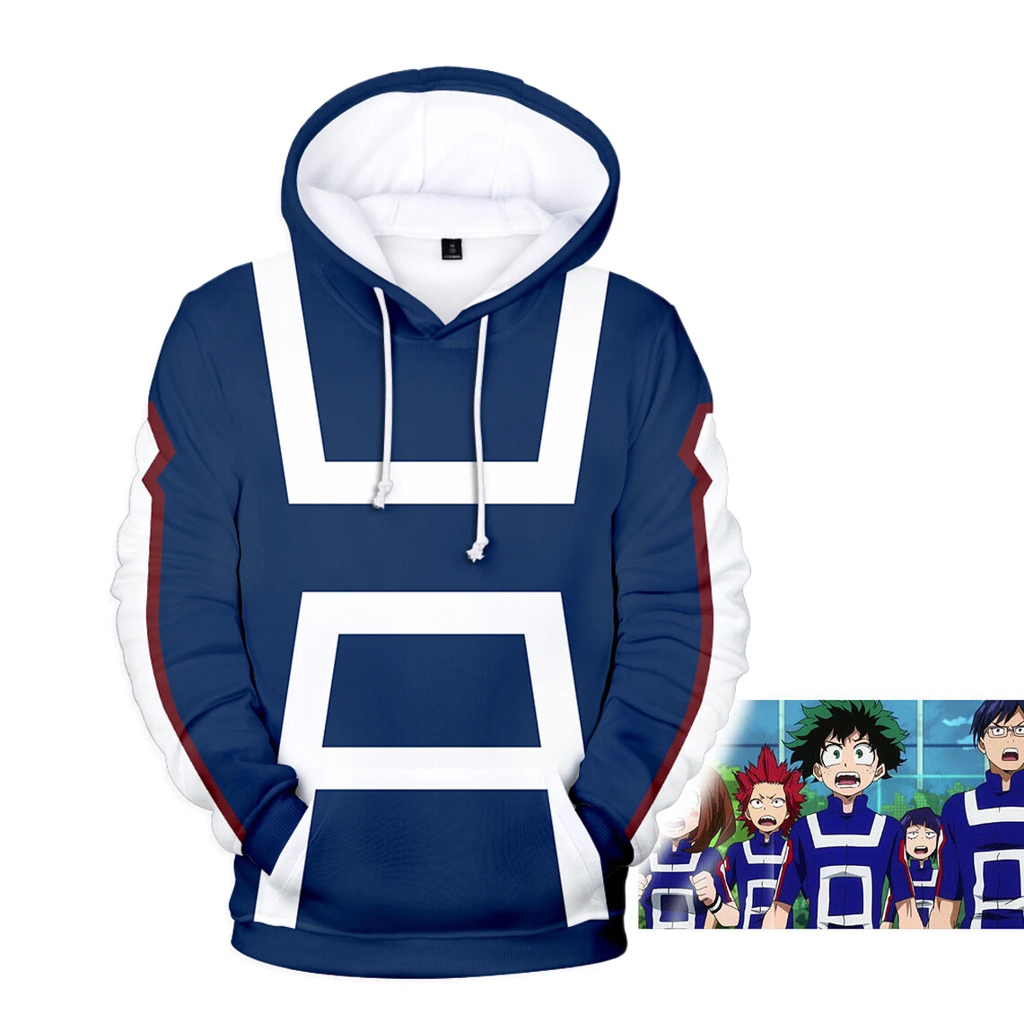 My Hero Academia Boku Izuku Shoto Costume Hoodie Jacket Sweater Sweatshirt Coat