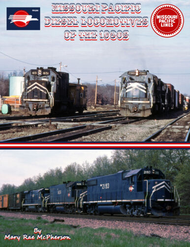 Missouri Pacific Diesels In The 1980s - 178 Photos on CD with detailed E-Book