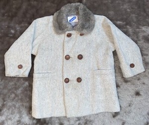 faux wool peacoat