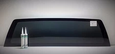 Fit 2007-2014 GMC Sierra 2500 3500 Back Glass Window Stationary NonHeat