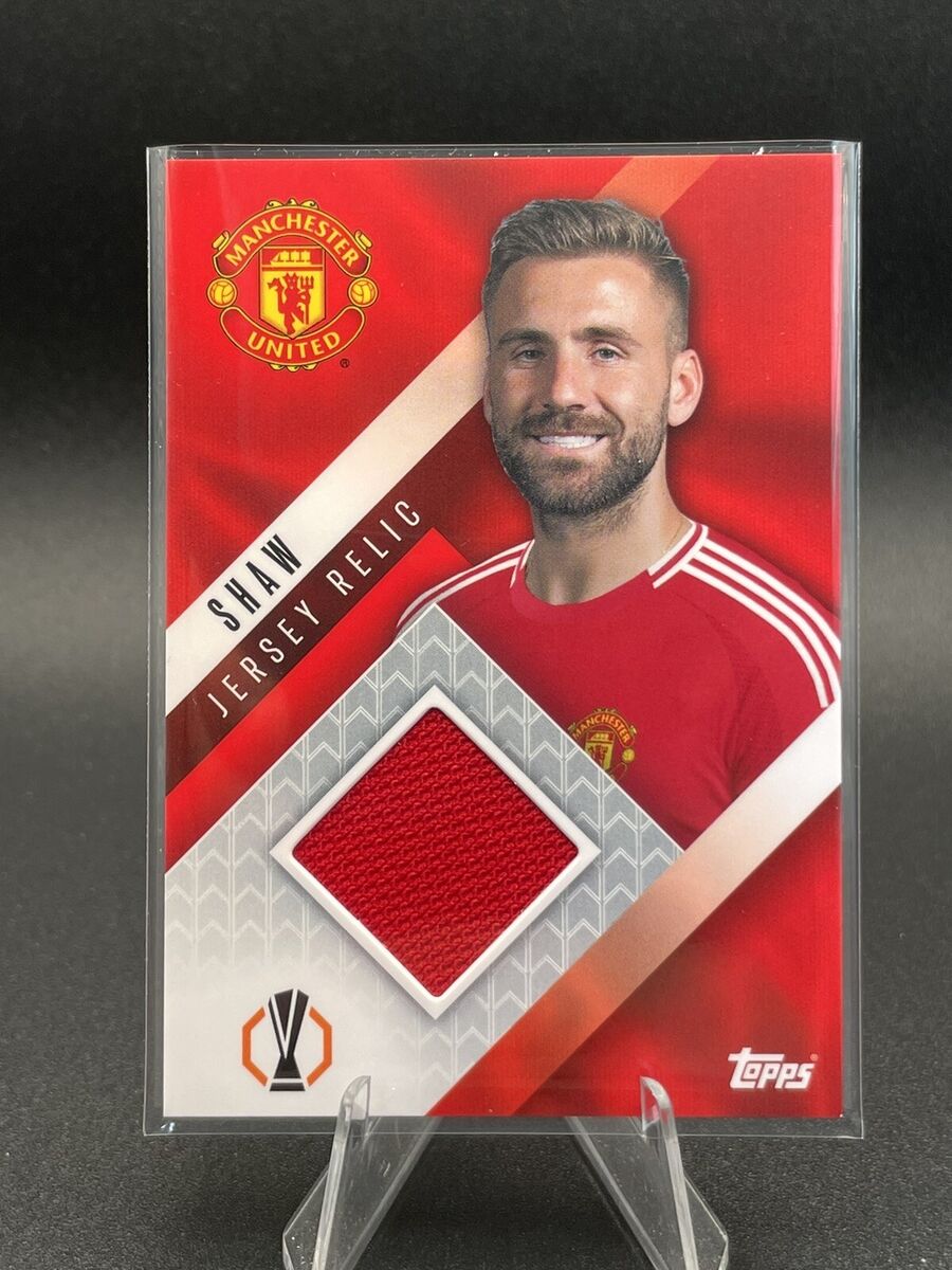 Jersey Relic Luke Shaw Match Attax 2024/2025 Manchester Jersey Relic Luke Shaw Match Attax 2024/2025 Manchester