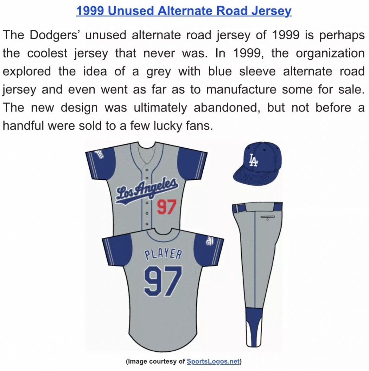 ロサンゼルス・ドジャース HUNDLEY ユニフォーム 9号 1999年製 Rare Vintage 1999 Los Angeles Dodgers Blue Sleeve Alternate