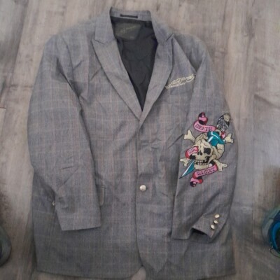 Ed Hardy By Christian Audigier Blazer XXL Eagle Skull