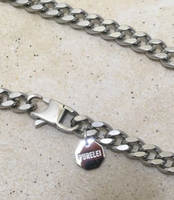 Spirit Wide Curb 6mm Necklace 55cm Purelei 808 Gift Box Bag BNWT* RRP  29.90