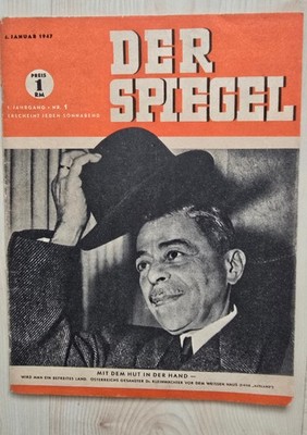 DER  SPIGEL Erstausgabe 4. Januar 1947 mit 26 Seiten Top Zustand