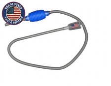 Aquarium Tank Vacuum Siphon Gravel Manual Cleaner Pump Change Safe for Fish