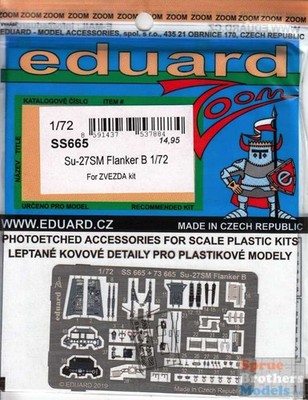 EDUSS665 1:72 Eduard Color Zoom PE - Su-27SM Flanker B (ZVE kit)