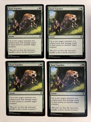 4x Baldur's Gate Band Together NM/M Magic The Gathering Mtg