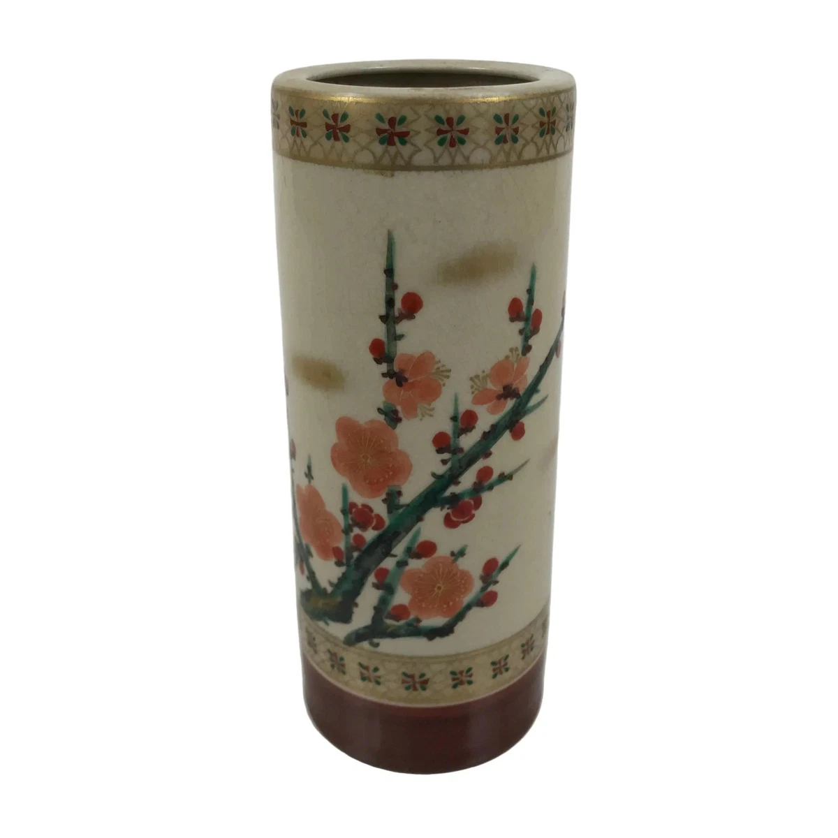 陶瓷多色老式原版古董日本花瓶| eBay