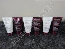 6 Keranique SCALP REPLENISHING Damage Control 3 Shampoos, 3 Conditioners 4.5 oz.