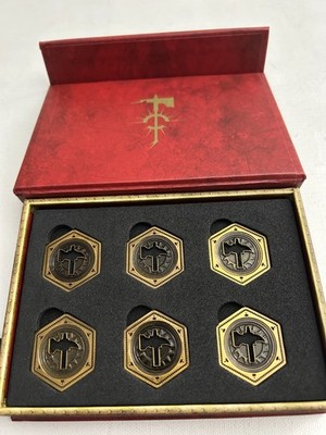 Warhammer METAL Limited Edition Command Coins Objective Markers Tokens NEW OOP