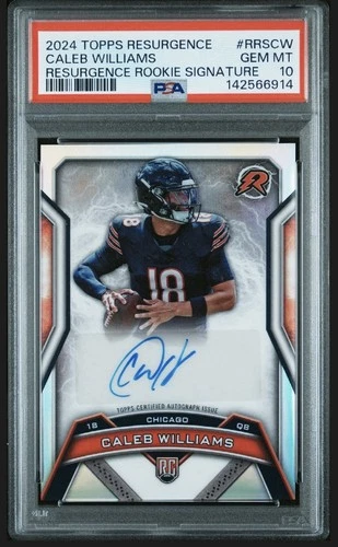2024 Topps Resurgence Rookie Signatures Caleb Williams Auto #RRS-CW (RC) PSA 10