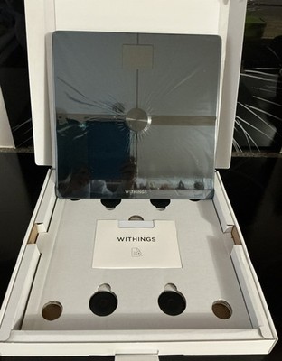 Withings Body Smart Advanced Body Composition WLAN Waage in Schwarz
