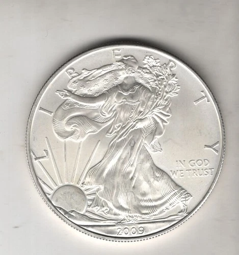 2009-P American Silver Eagle — photo from the most recent tracked eBay sale