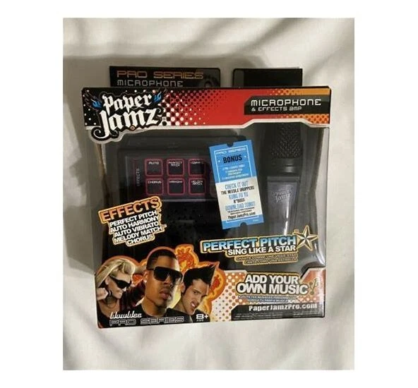 Paper Jamz Microphone & Effects Amp black WowWee Pro Series  - Image 4 of 4