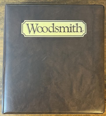 Vintage Lot Of 15 Woodsmith Magazine Notes From The Shop Issues 21-35 In Binder