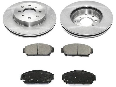For 1994-2001 Acura Integra Brake Pad and Rotor Kit Front 65861CBFZ 1996 2000