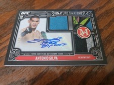 2016 Topps UFC Museum Signature Swatches Triple Relic Auto #67/99 Antonio Silva
