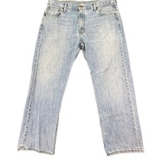 Levi's 559 Relaxed Straight Jeans Mens 36x30 Light Wash Blue Denim