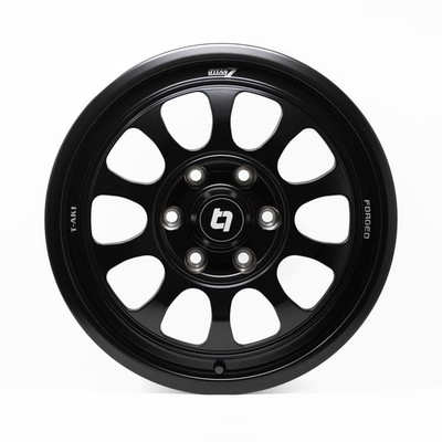 Titan 7 T-AK1 17x7.5 +42 6x130 Black Forged Wheel for Mercedes