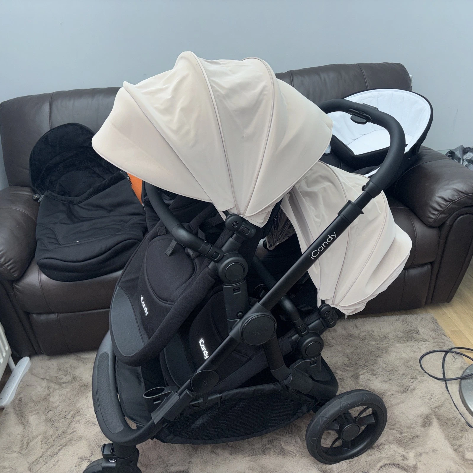 Icandy Orange 4 latte Colour Bundle Pushchairs latest model
Opens in a new window or tab