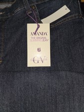 NWT Gloria Vanderbilt The Original Slimming Jean Amanda Blue Women's 18W Average