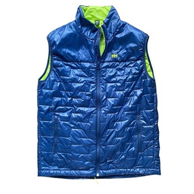 Helly Hansen Lifaloft Vest Mens L Green Insulated Puffer Synthetic Primaloft 