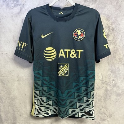 Nike Club America Soccer Jersey Mens Medium Blue Liga MX 21/22