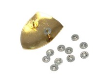 10 x 3mm.Retainer Clip Befestigung  Clipse für KFZ Typenschild Typenkennzeichen
